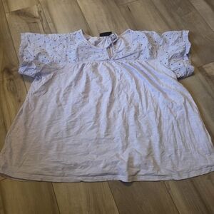 Lane Bryant Lavender Top